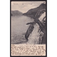 LAGO NAHUEL HUAPI ANTIGUA TARJETA POSTAL RIO NEGRO